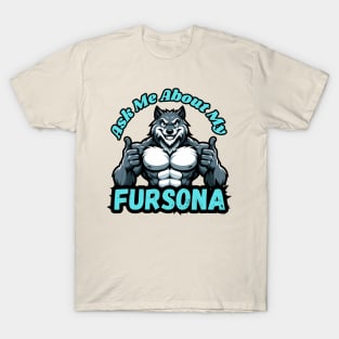 Ask Me About My Werewolf Furry Art T-Shirt